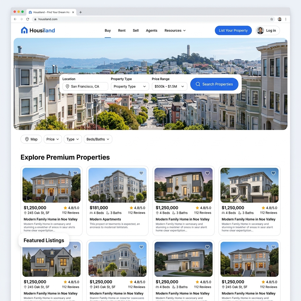 Housiland Case Study Preview